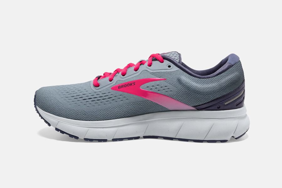 Brooks Trace Road Running Shoes - Womens - Grey/Pink - HO4708269